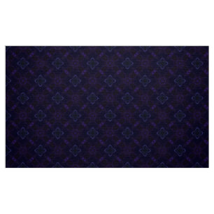 Blue Paars Indigo Custom Pattern Fabric Stof