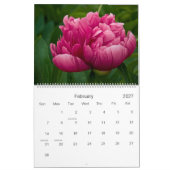 Blue Paars Pink Flowers 2010 Agenda Kalender (Feb 2027)