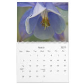 Blue Paars Pink Flowers 2010 Agenda Kalender (Mar 2027)