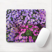 Blue Paars Pink Mums Mousepad Muismat (Met muis)