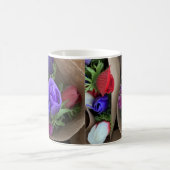 Blue Paars White Flowers Mok (Center)