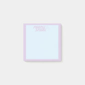 Blue Paarse Small Business Post-it® Notes (Voorkant)