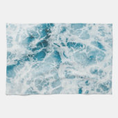 Blue Pacific Ocean Wave Theedoek (Horizontaal)