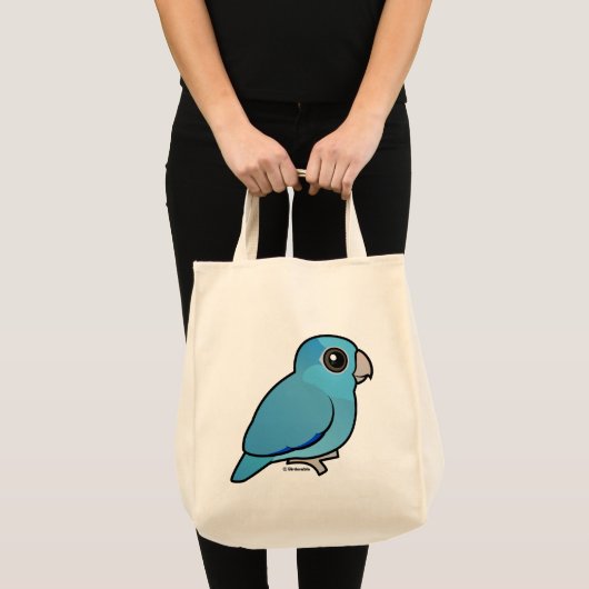 Blue Pacific Parrotlet Tote Bag (Voorkant (product))