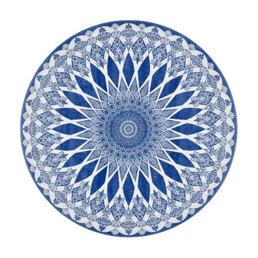 Blue Pacific Tristyns Mandala Snijplank (Voorkant)