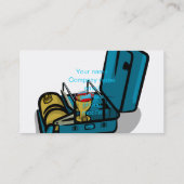 Blue Packaway 8r Kamp Kachel Visitekaartje (Achterkant)