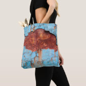 Blue paint and rust texture old, paint, texture, a tote bag (Dichtbij)