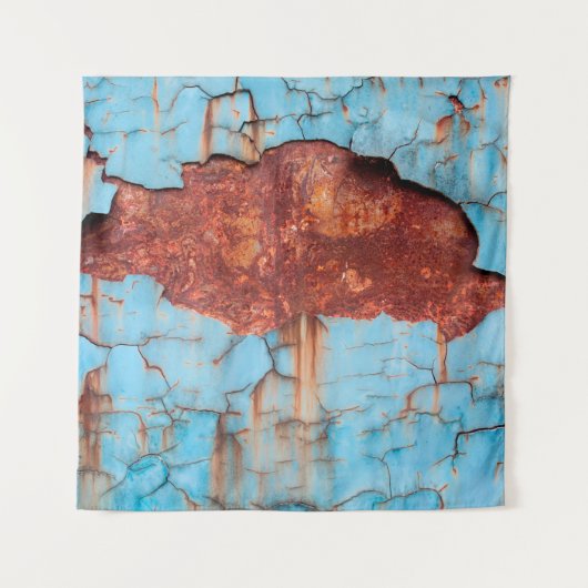 Blue paint and rust texture old, paint, texture, a wandkleed (Voorkant)