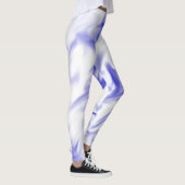 Blue Paint Graphic Patroon Leggings (Rechts)