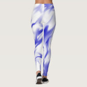 Blue Paint Graphic Patroon Leggings (Achterkant)