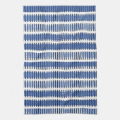 "Blue Paint Strokes" keukenhanddoek (Verticaal)