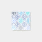 Blue Painted Moroccan Tegel Pattern Post-it® Notes (Voorkant)