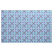 Blue Painted Moroccan Tegel Pattern Stof (Fat Quarter)