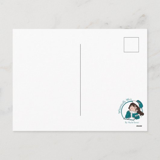 Blue Painted Phoenix Standaard Briefkaart (Achterkant)