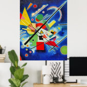 Blue Painting by Wassily Kandinsky, Poster (Thuiskantoor)