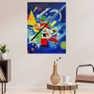 Blue Painting by Wassily Kandinsky, Poster
