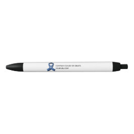 Blue Paisley Awareness Ribbon Fundraiser Zwarte Inkt Pen