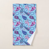 Blue Paisley Bad Handdoek (Handdoek)
