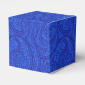 Blue Paisley Bedankdoosjes (Achterkant)