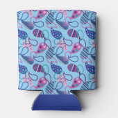 Blue Paisley Blikjeskoeler (Achterkant)