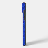 Blue Paisley Case-Mate iPhone Case (Achterkant / Links)