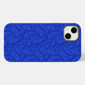 Blue Paisley Case-Mate iPhone Case (Achterkant (horizontaal))