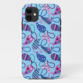 Blue Paisley Case-Mate iPhone Case (Achterkant)