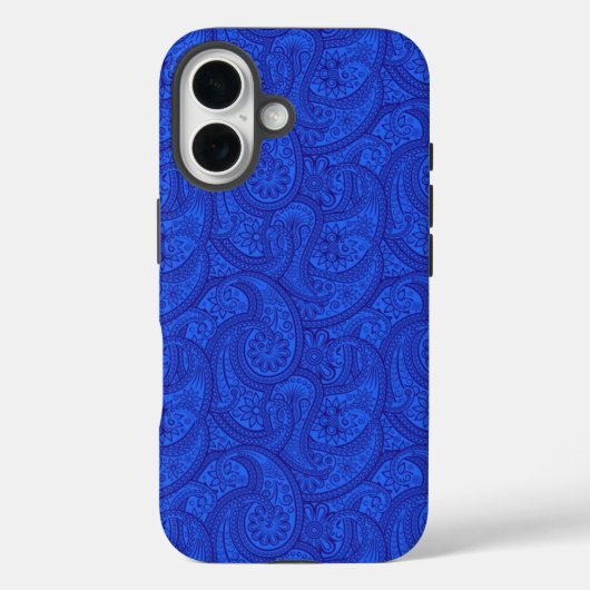 Blue Paisley Case-Mate iPhone Case (Achterkant)