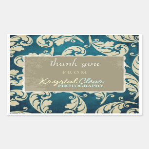 Blue Paisley Client Hartelijk dank voor de sticker
