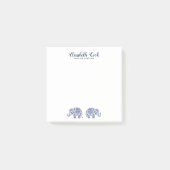 Blue Paisley Elephant Post-it® Notes (Voorkant)