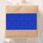 Blue Paisley Etiket (Insitu)