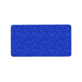 Blue Paisley Etiket (Voorkant)