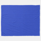 Blue Paisley Fleece Deken (Voorkant (Horizontaal))