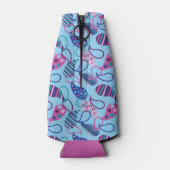 Blue Paisley Flesjeskoeler (Achterkant)