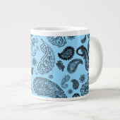 Blue Paisley Grote Koffiekop (Voorkant rechts)