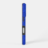 Blue Paisley iPhone 16 Hoesje (Rechterkant)