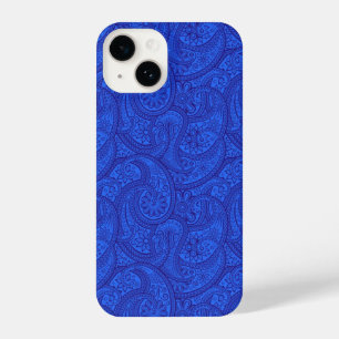 Blue Paisley iPhone 14 Hoesje