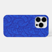 Blue Paisley iPhone Hoesje (Achterkant horizontaal)