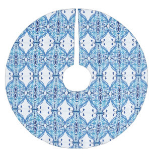 Blue Paisley Kerstboom Rok