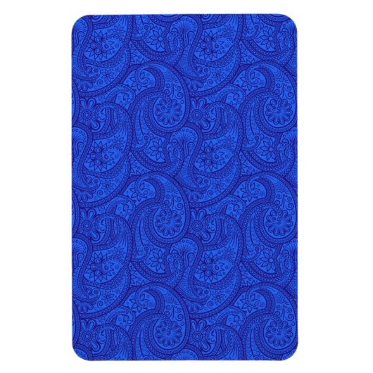 Blue Paisley Magneet (Verticaal)