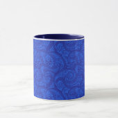 Blue Paisley Mok (Midden)