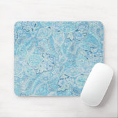 Blue Paisley Mousepad Muismat (Met muis)