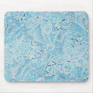 Blue Paisley Mousepad Muismat