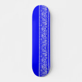 Blue Paisley Skateboard Pro (Voorkant)