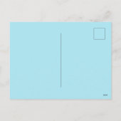 Blue Paisley Thyroid Cancer Awareness Briefkaart (Achterkant)