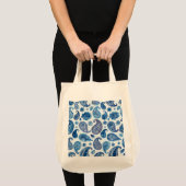 Blue Paisley Tote Bag for Women (Voorkant (product))