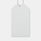 Blue Palette Brush Strokes Modern Bedankt Cadeaulabel (Achterkant)