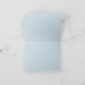 Blue Palm Springs Pastel Beach Dank u kaarten (Binnen)