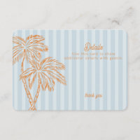 Blue Palm Springs Pastel Beach Details Invoegen