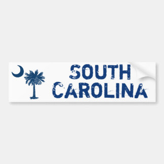 Blue Palmetto South Carolina Bumpersticker